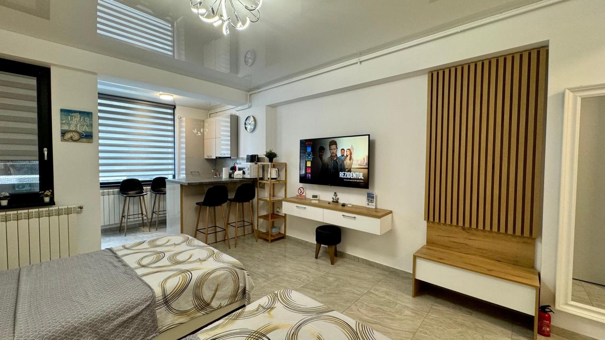 Seaview Deluxe Double Studio - Beachfront Resort Năvodari Esterno foto