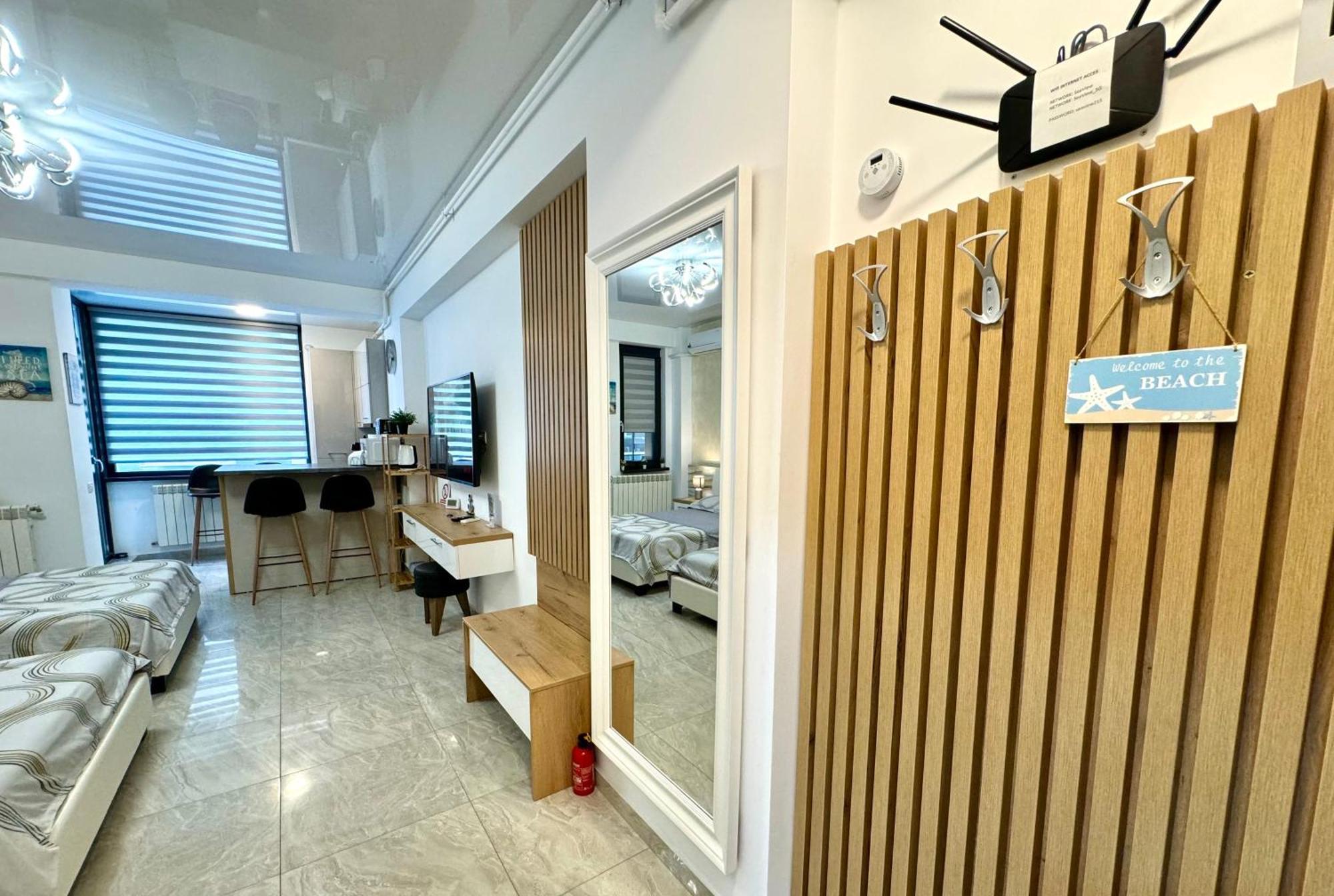 Seaview Deluxe Double Studio - Beachfront Resort Năvodari Esterno foto
